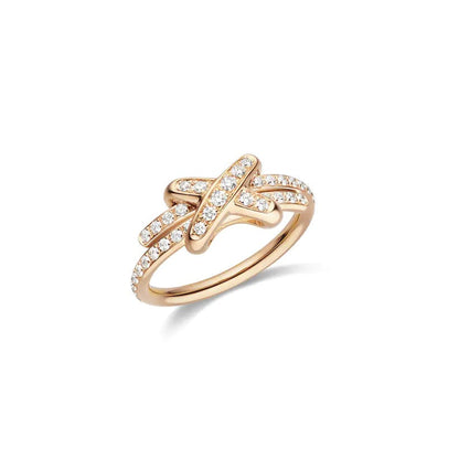 [Regal Jewels]JEUX DE RING PINK GOLD DIAMOND