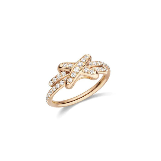 [Regal Jewels]JEUX DE RING PINK GOLD DIAMOND