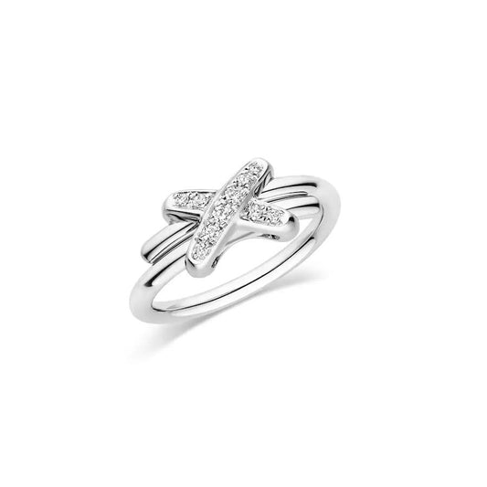 [Regal Jewels]JEUX DE SILVER DIAMOND RING