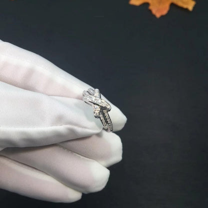 [Regal Jewels]JEUX DE SILVER DIAMOND RING