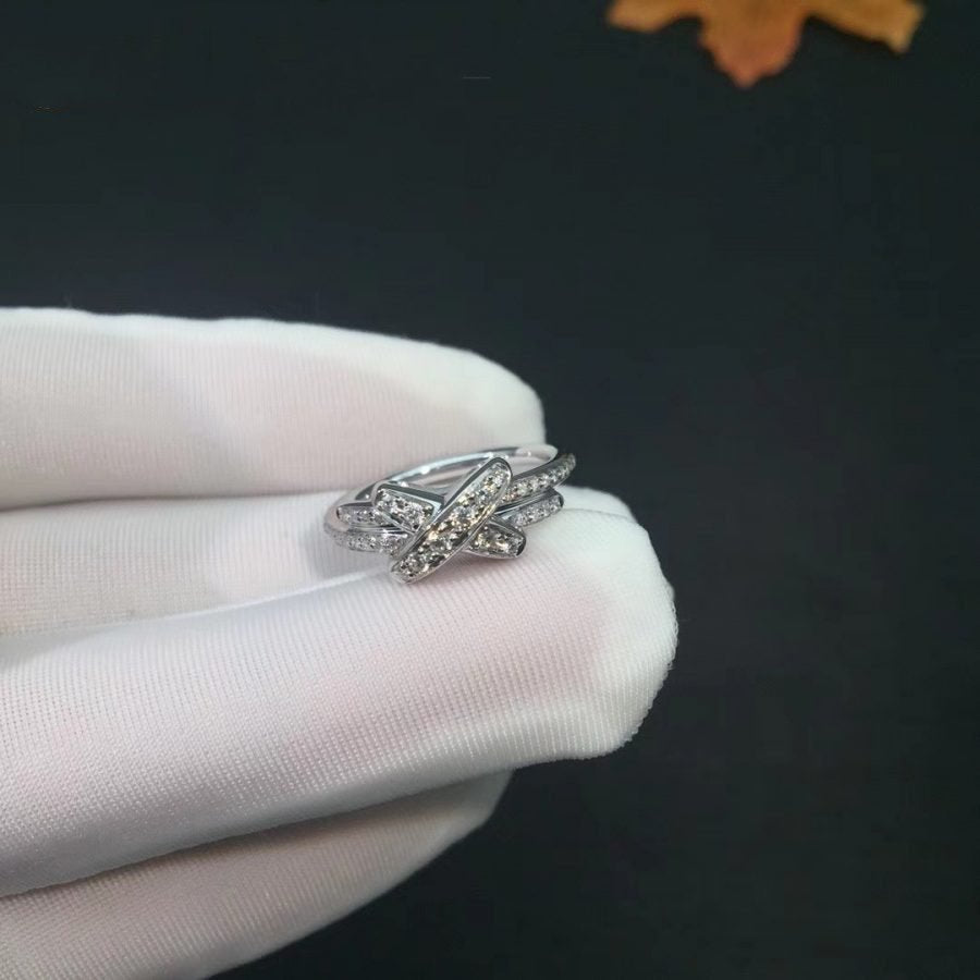 [Regal Jewels]JEUX DE SILVER DIAMOND RING