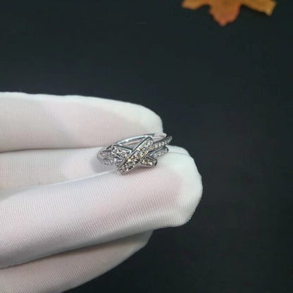 [Regal Jewels]JEUX DE SILVER DIAMOND RING