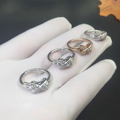 [Regal Jewels]JEUX DE SILVER DIAMOND RING