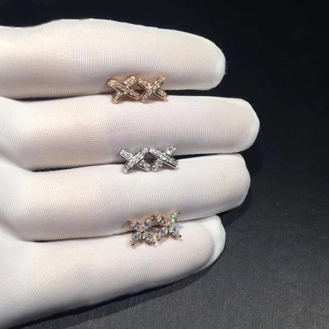 [Regal Jewels]JEUX DE DIAMOND EARRINGS