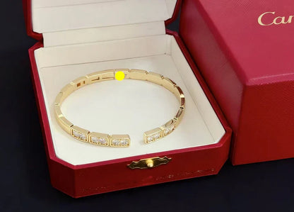[Regal Jewels]LOVE DIAMOND OPEN BRACELET