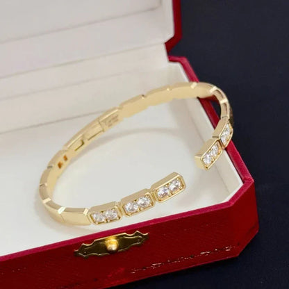 [Regal Jewels]LOVE DIAMOND OPEN BRACELET