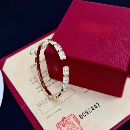 [Regal Jewels]LOVE DIAMOND OPEN BRACELET