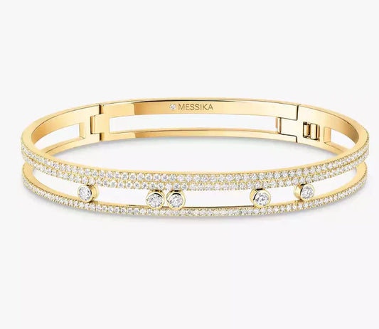 [Regal Jewels]M Roman Full Diamond Bracelet