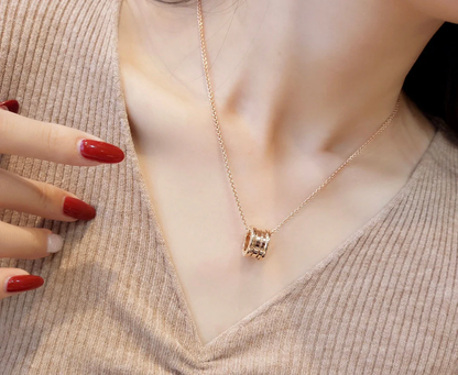 [Regal Jewels]ZERO 1 PINK GOLD NECKLACE