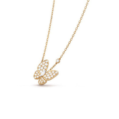 [Regal Jewels]BUTTERFLY DIAMOND NECKLACE