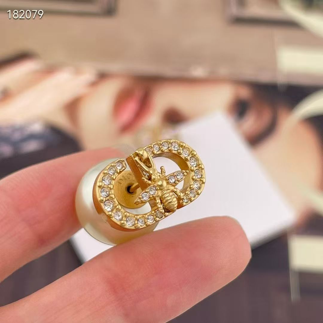 [Regal Jewels]CD Honeycomb Pearl Stud Earrings
