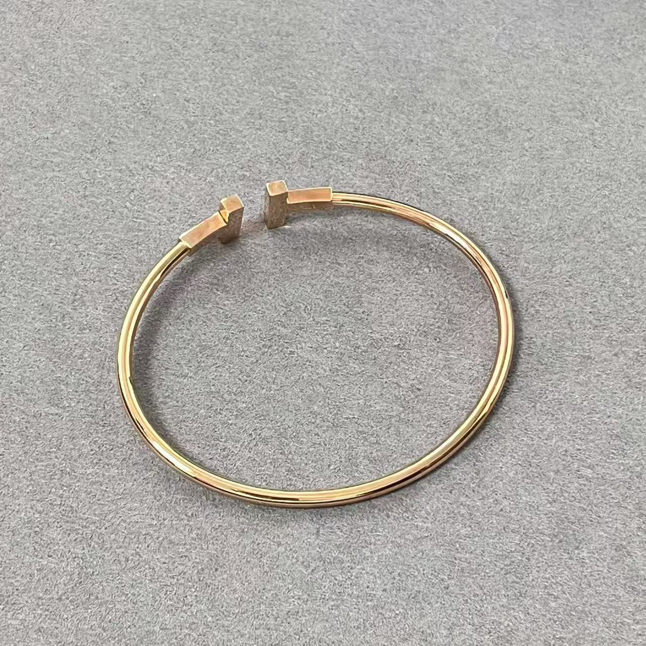 [Regal Jewels]T House Double T Open Bangle