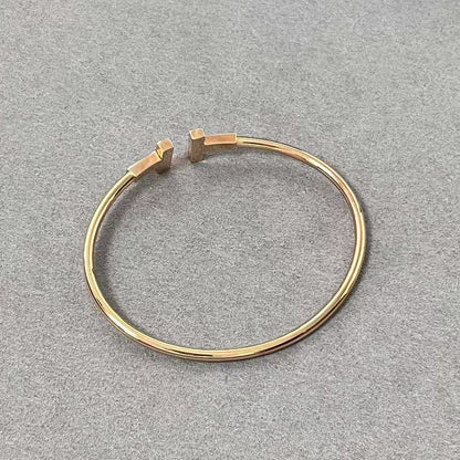 [Regal Jewels]T House Double T Open Bangle