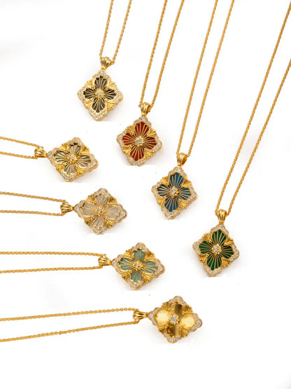 [Regal Jewels] B.C.L BIG SIZE ENAMEL NECKLACE£¨Various