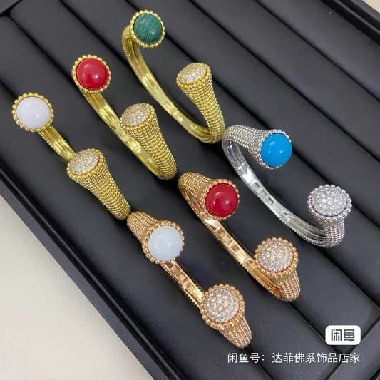 [Regal Jewels]Jin Cai Jewellery Open-Ended Bangle