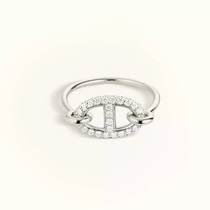 [Regal Jewels]RONDE SMALL SILVER DIAMOND RING