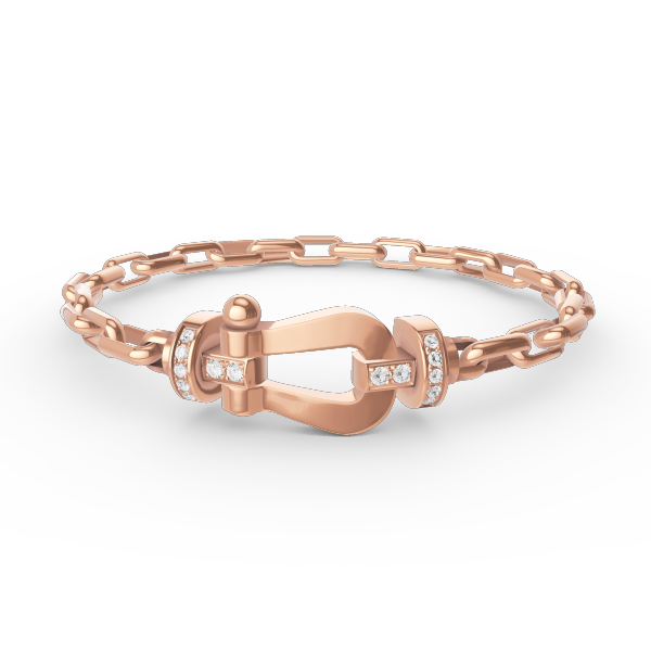 [Regal Jewels]FORCE LARGE HORSESHOE CLASP  METAL BRACELET