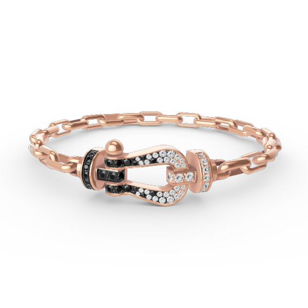 [Regal Jewels]FORCE LARGE HORSESHOE CLASP  METAL BRACELET