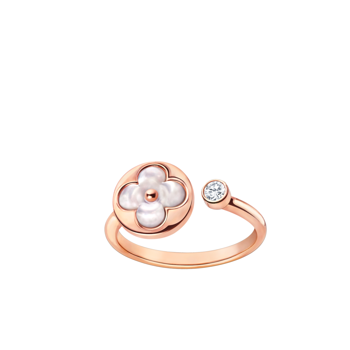 [Regal Jewels]SUN 1 DIAMOND PINK MOP RING