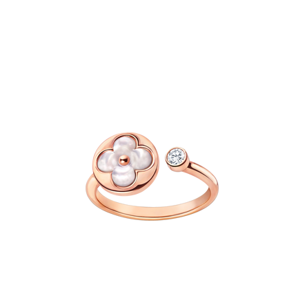 [Regal Jewels]SUN 1 DIAMOND PINK MOP RING