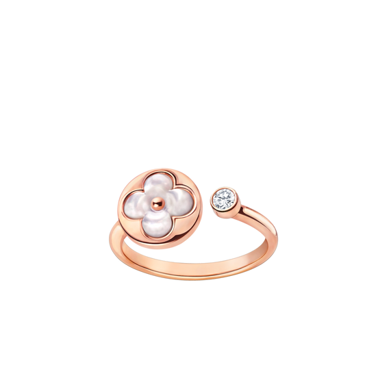 [Regal Jewels]SUN 1 DIAMOND PINK MOP RING