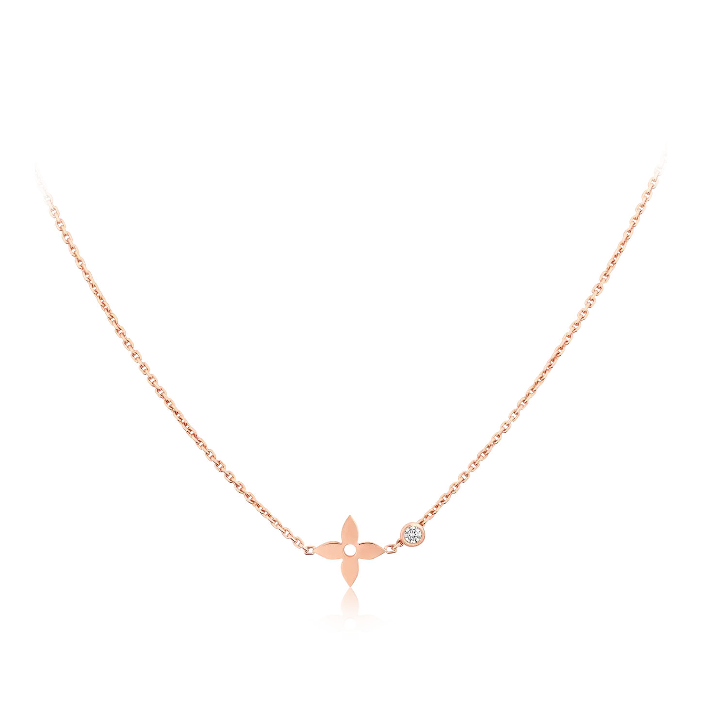 [Regal Jewels]BLOSSOM PENDANT PINK GOLD AND DIAMOND