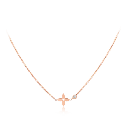 [Regal Jewels]BLOSSOM PENDANT PINK GOLD AND DIAMOND