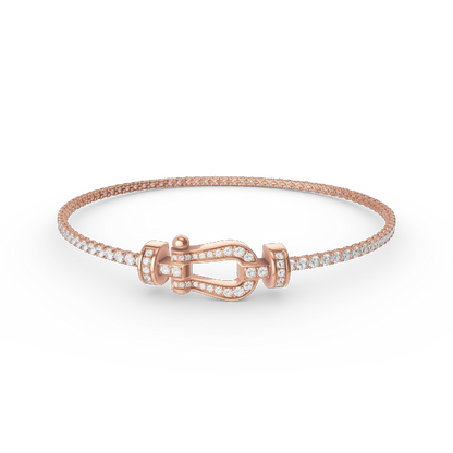 [Regal Jewels]FORCE  HORSESHOE  DIAMOND TENNIS BRACELET