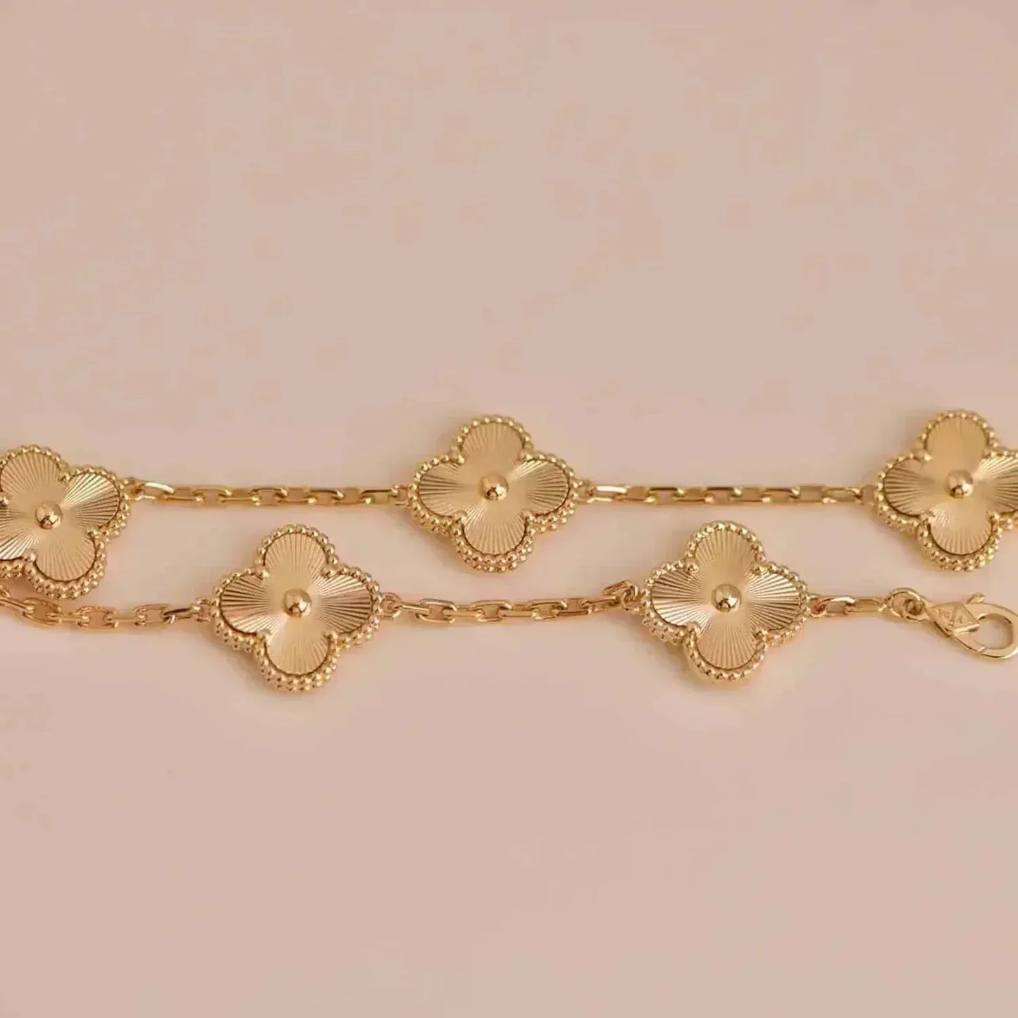 [Regal Jewels]CLOVER 5 FLOWERS LASER BRACELET