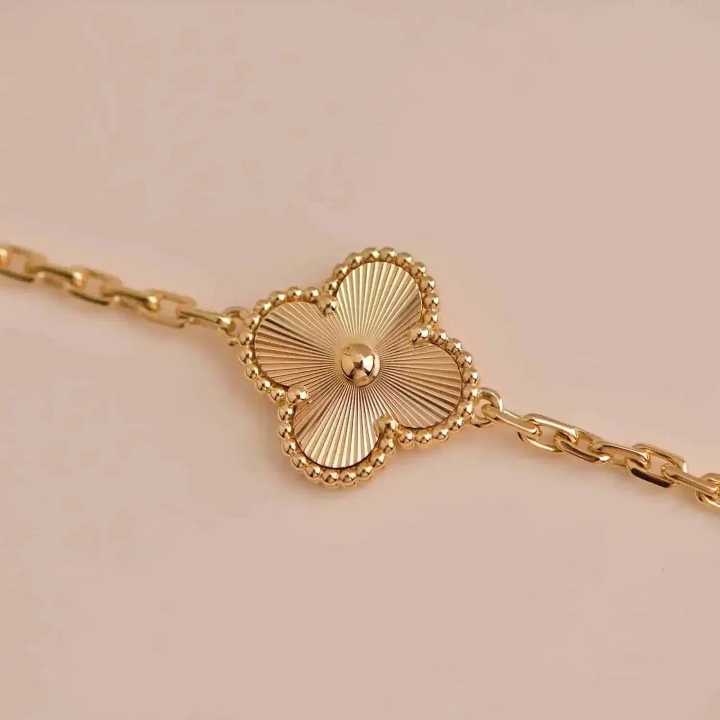 [Regal Jewels]CLOVER 5 FLOWERS LASER BRACELET