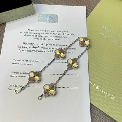 [Regal Jewels]CLOVER 5 MOTIF LASER BRACELET COLLECTION