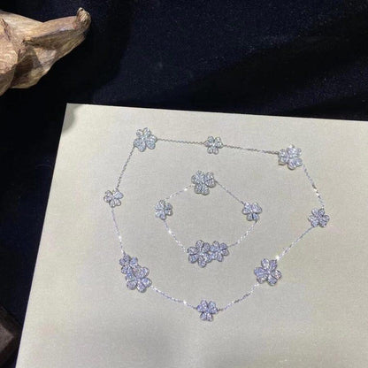 [Regal Jewels]FRIVOLE SILVER 5 FLOWERS BRACELET