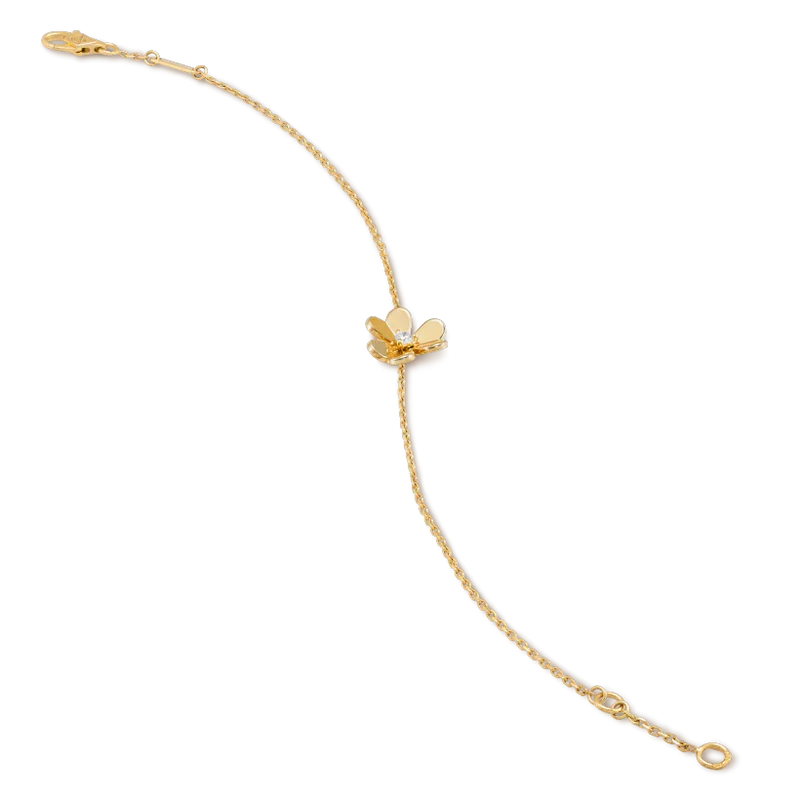 [Regal Jewels]FRIVOLE GOLD FLOWER PINK MALACHITE BRACELET