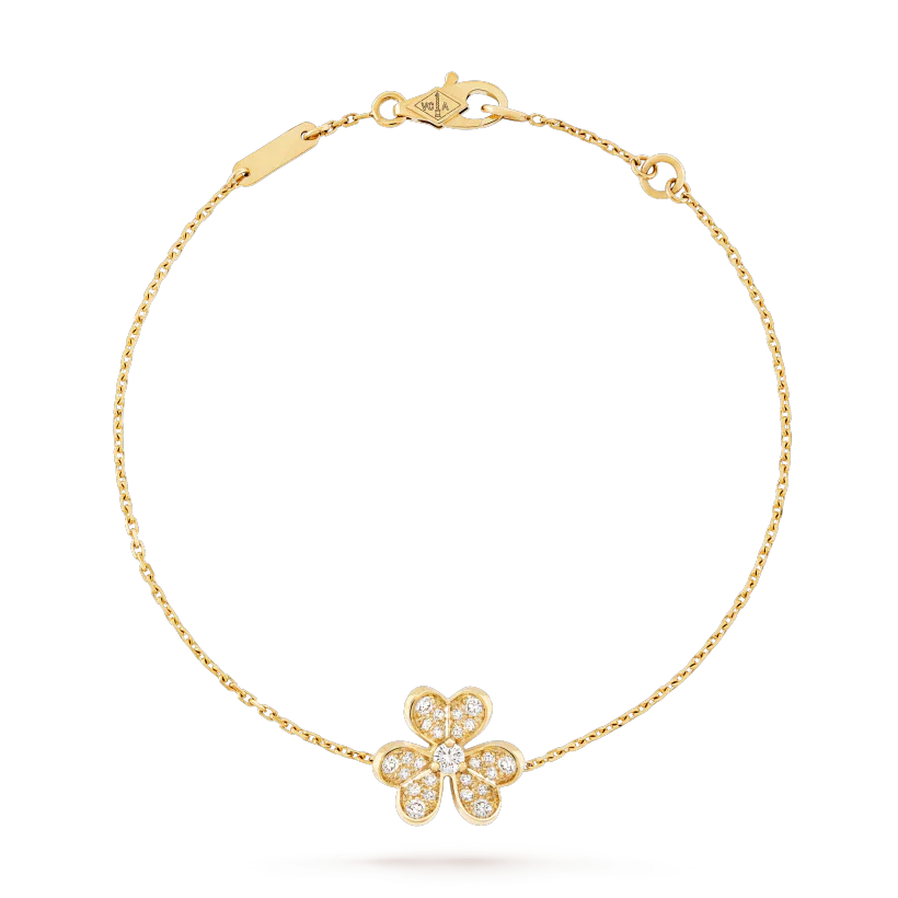 [Regal Jewels]FRIVOLE GOLD FLOWER DIAMOND BRACELET