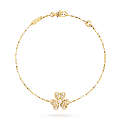 [Regal Jewels]FRIVOLE GOLD FLOWER DIAMOND BRACELET