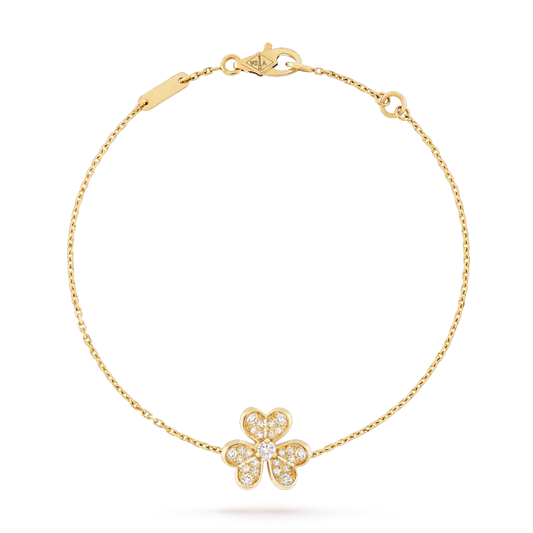 [Regal Jewels]FRIVOLE GOLD FLOWER DIAMOND BRACELET