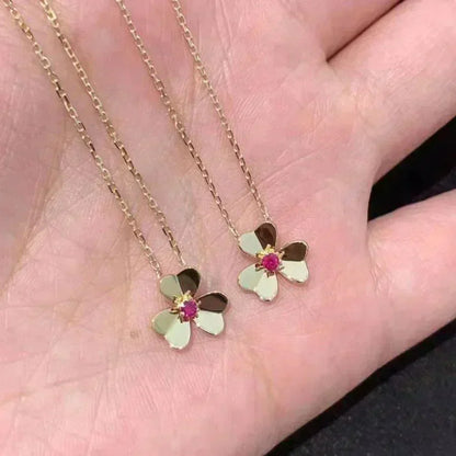 [Regal Jewels]FRIVOLE GOLD FLOWER NECKLACE