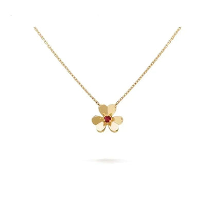[Regal Jewels]FRIVOLE GOLD FLOWER NECKLACE