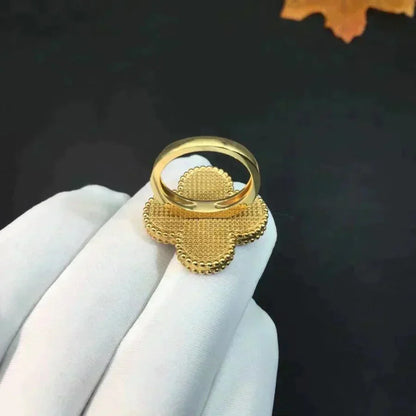 [Regal Jewels]CLOVER MALACHITE RING