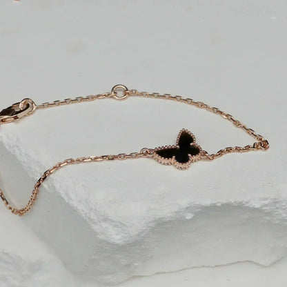 [Regal Jewels]BUTTERFLY ONYX  BUTTERFLY BRACELET