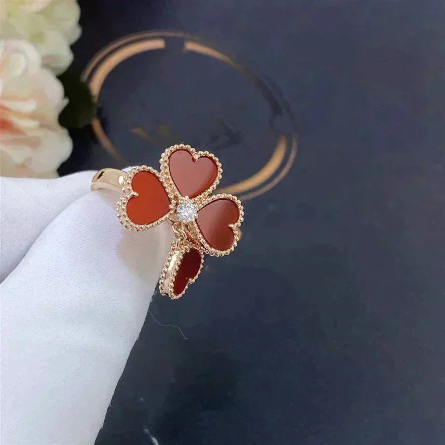 [Regal Jewels]SWEET CLOVER CARNELIAN RING