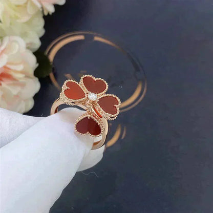 [Regal Jewels]SWEET CLOVER CARNELIAN RING
