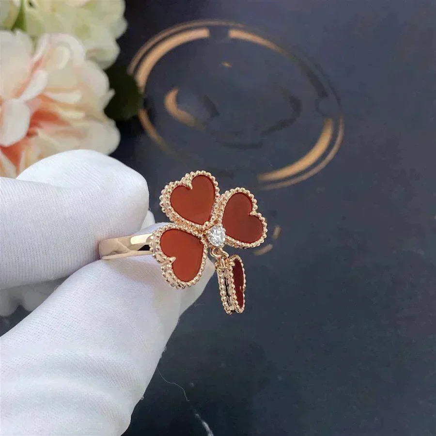 [Regal Jewels]SWEET CLOVER CARNELIAN RING
