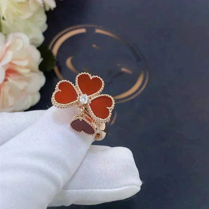 [Regal Jewels]SWEET CLOVER CARNELIAN RING