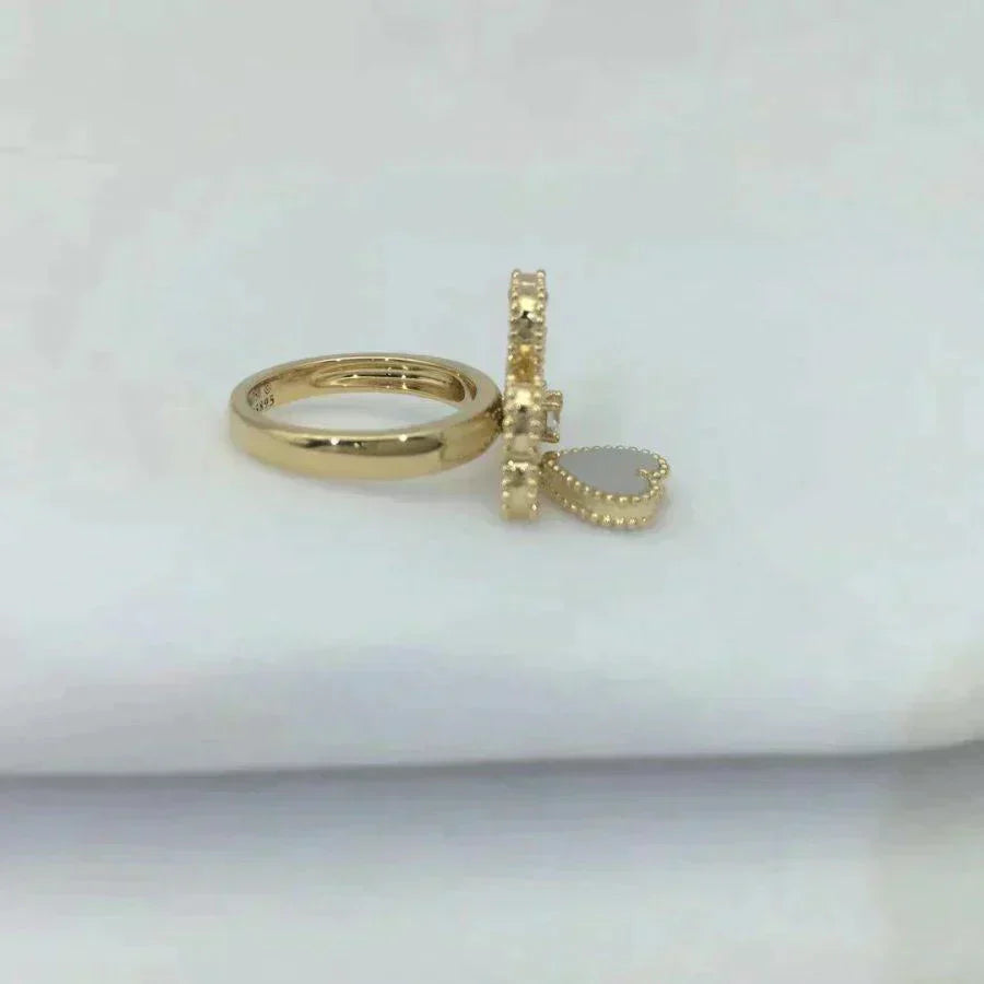 [Regal Jewels]SWEET CLOVER WHITE MOP RING