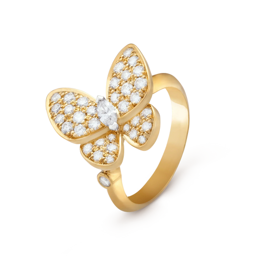 [Regal Jewels]BUTTERFLY DIAMOND RING