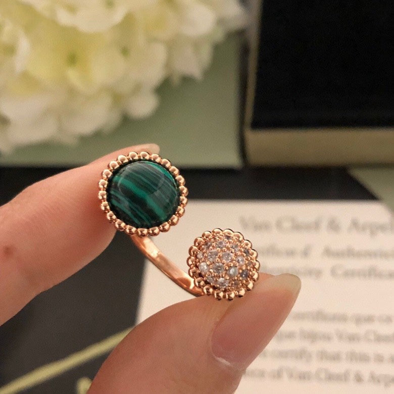 [Regal Jewels]PERLEE COULEURS DIAMOND ROSE GOLD BETWEEN THE FINGER RING