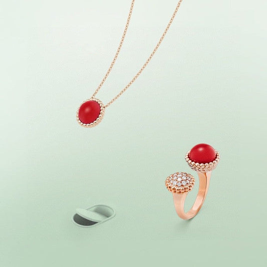 [Regal Jewels]PERLEE COULEURS DIAMOND ROSE GOLD BETWEEN THE FINGER RING