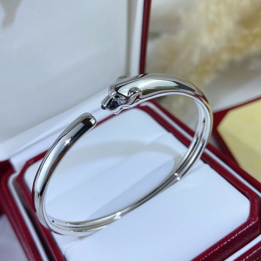 [Regal Jewels]PANTHERE SILVER OPEN BRACELET