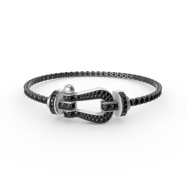 [Regal Jewels]FORCE  LARGE HORSESHOE FULL DIAMOND TENNIS BRACELET